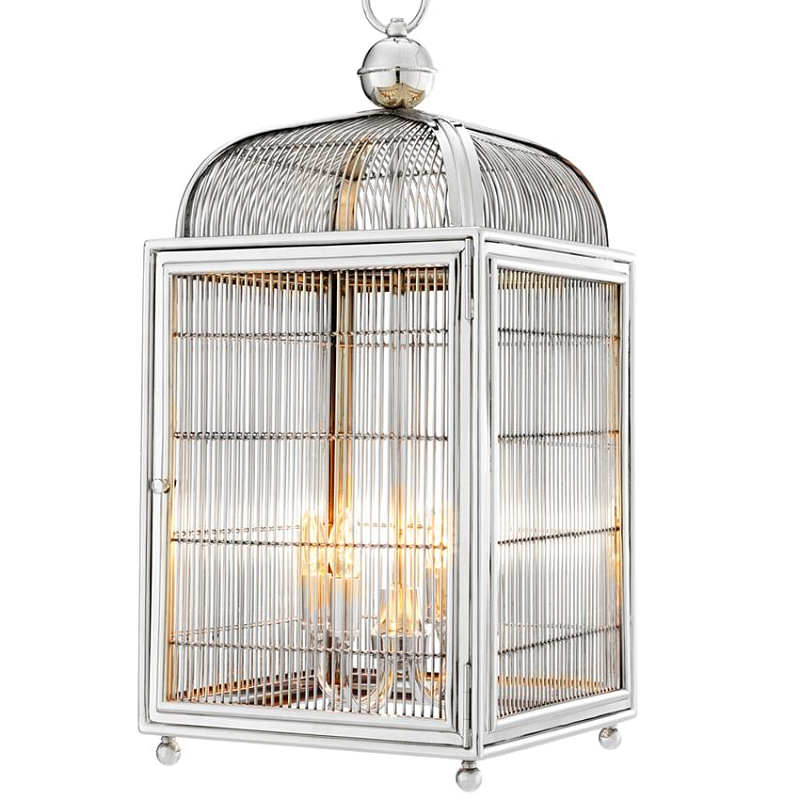 Люстра Lantern Falcon Nickel Никель в Ульяновске | Loft Concept 