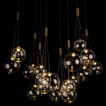 Подвесной светильник Crystal Cascade Gold варинант исполнения - 1 | Loft Concept в Ульяновске