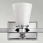 Бра для ванных комнат с белыми стеклянными конусными плафонами Hinkley варинант исполнения - 2 | Loft Concept в Ульяновске