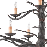 Люстра черная в виде ствола дерева Branched Tree варинант исполнения - 1 | Loft Concept в Ульяновске