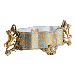 Чаша с орнаментом на бронзовых ножках в виде львов Eden Garden варинант исполнения - 1 | Loft Concept в Ульяновске