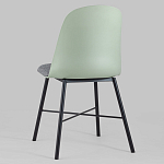 Стул из прочного пластика на металлическом основании Anora Green  варинант исполнения - 5 | Loft Concept в Ульяновске