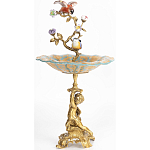 Фарфоровая чаша Фонтан птиц Verena варинант исполнения - 3 | Loft Concept в Ульяновске