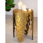 Столик дизайнерский Copper streaks варинант исполнения - 6 | Loft Concept в Ульяновске