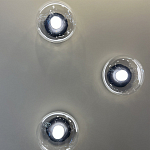 Бра с куполообразным плафоном и черным металлическим основанием Flos Wireline Lighting варинант исполнения - 1 | Loft Concept в Ульяновске