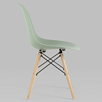 Пластиковый стул на ножках из массива бука Eames Mint варинант исполнения - 2 | Loft Concept в Ульяновске