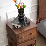 Тумбочка прикроватная с ящиком и дверцей Робот Robot Desk варинант исполнения - 5 | Loft Concept в Ульяновске