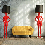 Лампа MANNEQUIN LAMP с абажуром созерцание силуэта варинант исполнения - 5 | Loft Concept в Ульяновске