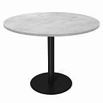 Стол обеденный с круглой светло-серой столешницей Harris Collection варинант исполнения - 1 | Loft Concept в Ульяновске