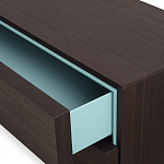 Дизайнерский комод коричневый с 2-мя ящиками и дверцами Pandora варинант исполнения - 2 | Loft Concept в Ульяновске