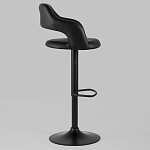 Барный стул черного цвета Strohach варинант исполнения - 2 | Loft Concept в Ульяновске