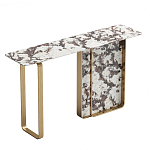 Консоль с прямоугольной мраморной столешницей Vivian Console варинант исполнения - 1 | Loft Concept в Ульяновске
