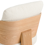 Кресло с каркасом из массива дуба Gallin Chair Boucle варинант исполнения - 6 | Loft Concept в Ульяновске