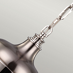 Подвесной светильник со стальным плафоном и белым матовым стеклянным шаром Feiss варинант исполнения - 4 | Loft Concept в Ульяновске