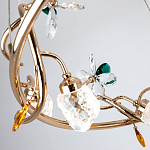 Люстра с хрустальными плафонами и декором Alvere Crystal Chandelier варинант исполнения - 3 | Loft Concept в Ульяновске