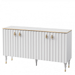 Консоль с дверками и белым рельефным фасадом Expanses of Beauty варинант исполнения - 2 | Loft Concept в Ульяновске