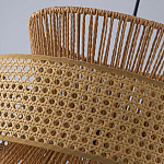 Подвесной светильник с абажуром из натуральных материалов Light Inside the Cell варинант исполнения - 7 | Loft Concept в Ульяновске