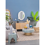 Зеркало овальное с багетом в виде кораллов Coral Dеcor варинант исполнения - 4 | Loft Concept в Ульяновске