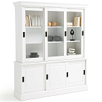 Витрина из массива сосны Cobbett White Wood Showcase варинант исполнения - 1 | Loft Concept в Ульяновске