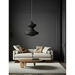 Подвесной вязаный черный светильник «Моника» варинант исполнения - 3 | Loft Concept в Ульяновске