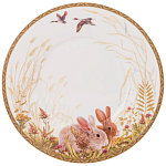 Чайная пара из фарфора с изображением собаки и зайцев 300 мл Hunting Porcelain Collection 2 варинант исполнения - 3 | Loft Concept в Ульяновске