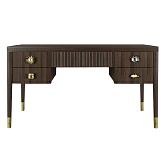 Письменный стол с 4-мя ящиками Elsa Dreams Walnut варинант исполнения - 6 | Loft Concept в Ульяновске