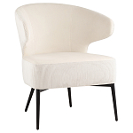 Современное мягкое кресло на металлических ножках Rakush Milk варинант исполнения - 1 | Loft Concept в Ульяновске