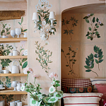 Обои ручная роспись Botanical Studies Cutter colourway варинант исполнения - 3 | Loft Concept в Ульяновске