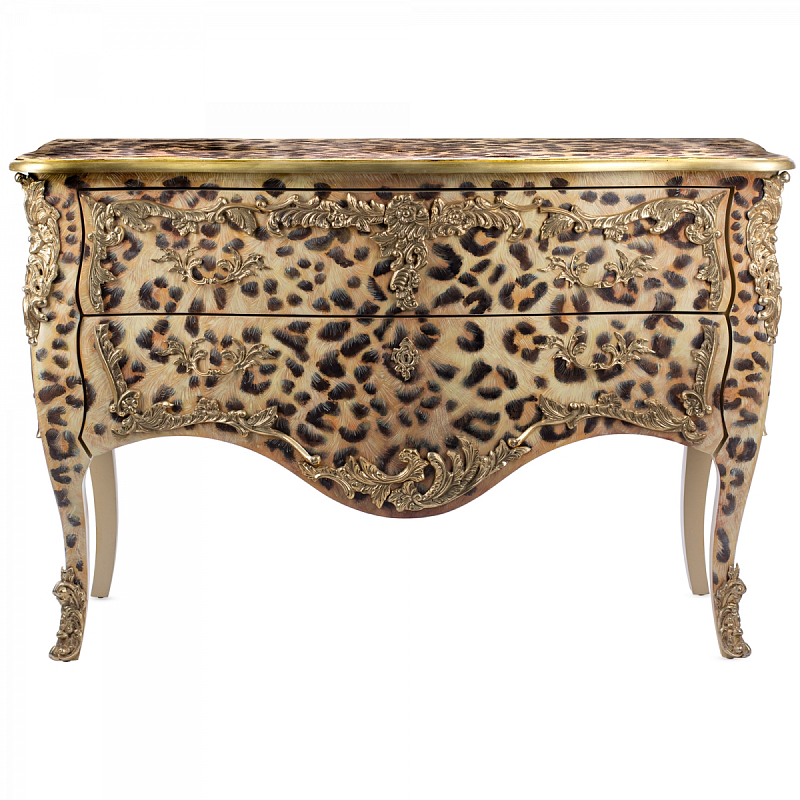 Комод стиль рококо Ref 573 Commode L. XV Leopard  в Ульяновске | Loft Concept 