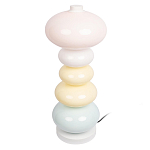 Настольная лампа из стеклянных сфер в пастельных тонах Высота 48 см Pastel Lunaria варинант исполнения - 2 | Loft Concept в Ульяновске