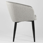 Мягкое кресло на металлических ножках Shaggy Grey варинант исполнения - 2 | Loft Concept в Ульяновске