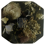 Шкатулка из эпоксидной смолы с цветами черная Epoxy Resin Square Box Black варинант исполнения - 1 | Loft Concept в Ульяновске