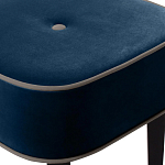 Квадратный мягкий пуф на черных ножках Winton Pouf Square варинант исполнения - 10 | Loft Concept в Ульяновске