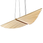 Люстра в виде распахнутых крыльев из тонких металлических планок Flight of Freedom варинант исполнения - 4 | Loft Concept в Ульяновске