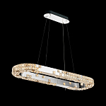 Люстра овальная с мозаичным хрустальным оформлением Sparks of Crystal варинант исполнения - 4 | Loft Concept в Ульяновске