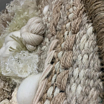 Круглый Вязанный Гобелен Абстракция Breath of Mist Wall Hanging варинант исполнения - 2 | Loft Concept в Ульяновске