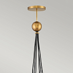 Подвесной светильник с шестью прозрачными стеклянными шарообразными плафонами Hinkley варинант исполнения - 5 | Loft Concept в Ульяновске