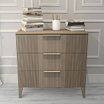 Комод коричневого цвета с 3-мя ящиками Harper Line варинант исполнения - 1 | Loft Concept в Ульяновске