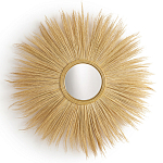 Зеркало с бахромой из растительных волокон WICKER MIRROR 120 варинант исполнения - 1 | Loft Concept в Ульяновске