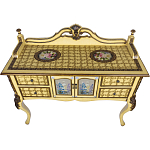 Комод деревянный Illustration of flowers варинант исполнения - 2 | Loft Concept в Ульяновске