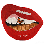 Картина вышивка бисером Grill Cut Out With Butterfly варинант исполнения - 1 | Loft Concept в Ульяновске