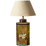 Настольная лампа Шинуазри с абажуром Golden Garden Chinoiserie Table Lamp варинант исполнения - 1 | Loft Concept в Ульяновске