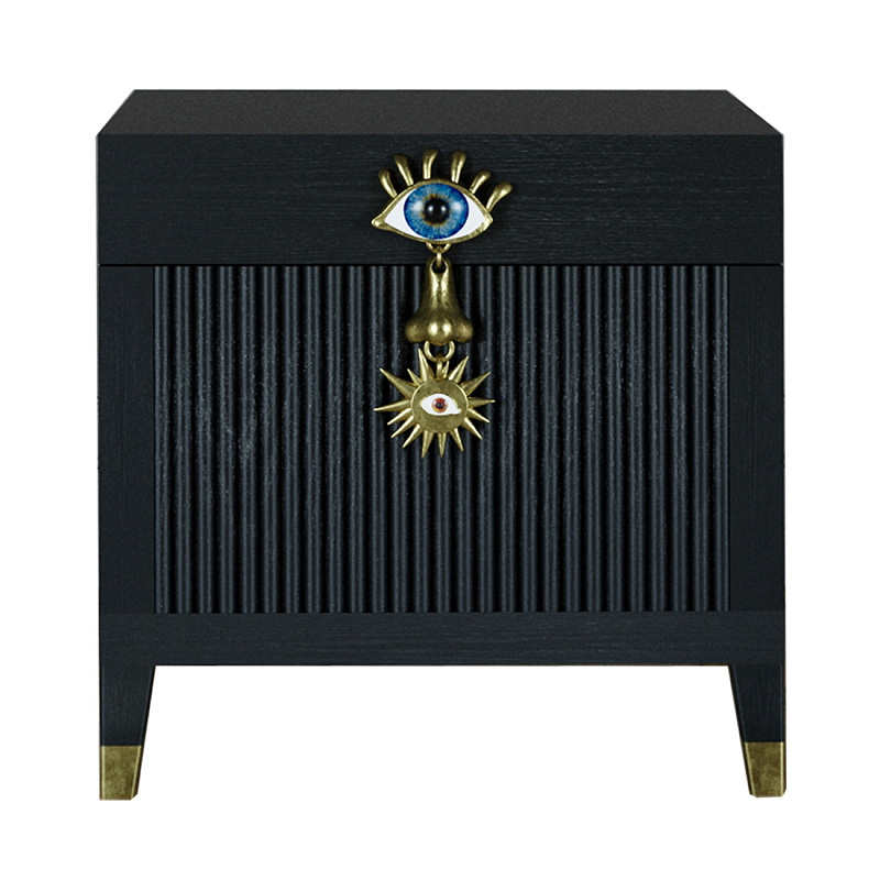 Сундук Eye Elsa Dreams Black Черный Золотой Сундук Eye Elsa Dreams Black Черный Золотой в Ульяновске | Loft Concept