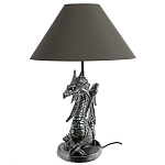 Настольная лампа с абажуром Дракон Silver Dragon варинант исполнения - 4 | Loft Concept в Ульяновске