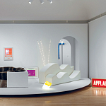 Настольная дизайнерская лампа Poltronova Passiflora Yellow Table Lamp варинант исполнения - 10 | Loft Concept в Ульяновске