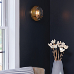 Бра округлой формы с многогранным стеклянным плафоном Hinkley варинант исполнения - 11 | Loft Concept в Ульяновске