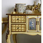 Комод деревянный Illustration of flowers варинант исполнения - 5 | Loft Concept в Ульяновске