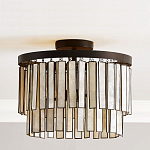 Потолочный светильник с подвесами из перламутра Unique Shine Effect варинант исполнения - 2 | Loft Concept в Ульяновске