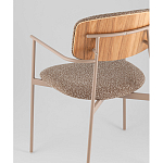 Стул Doe с подклокотниками коричневый варинант исполнения - 3 | Loft Concept в Ульяновске