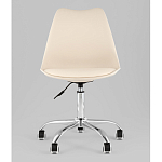 Офисный стул на металлическом основании EGGERY Beige пластик варинант исполнения - 5 | Loft Concept в Ульяновске